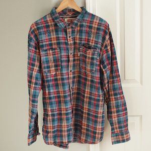 Levis 2-pocket Plaid Button Down Shirt